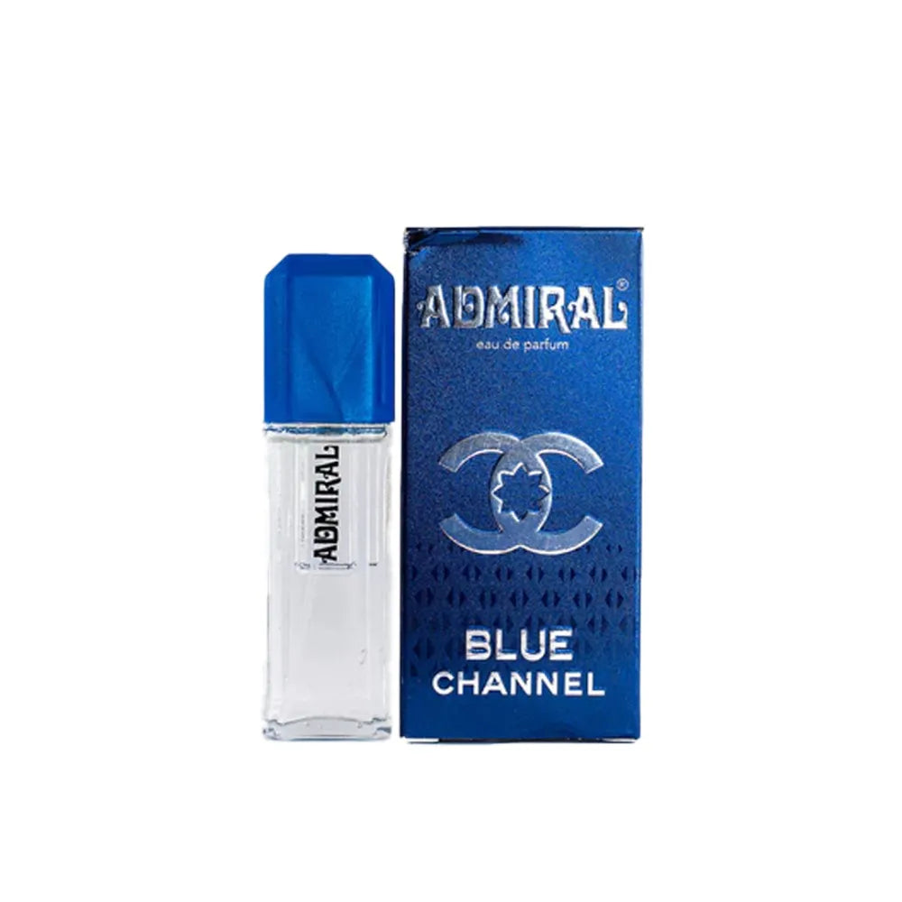 Admiral Blue Channel Eau De Parfum 15ml bottle with blue packaging box