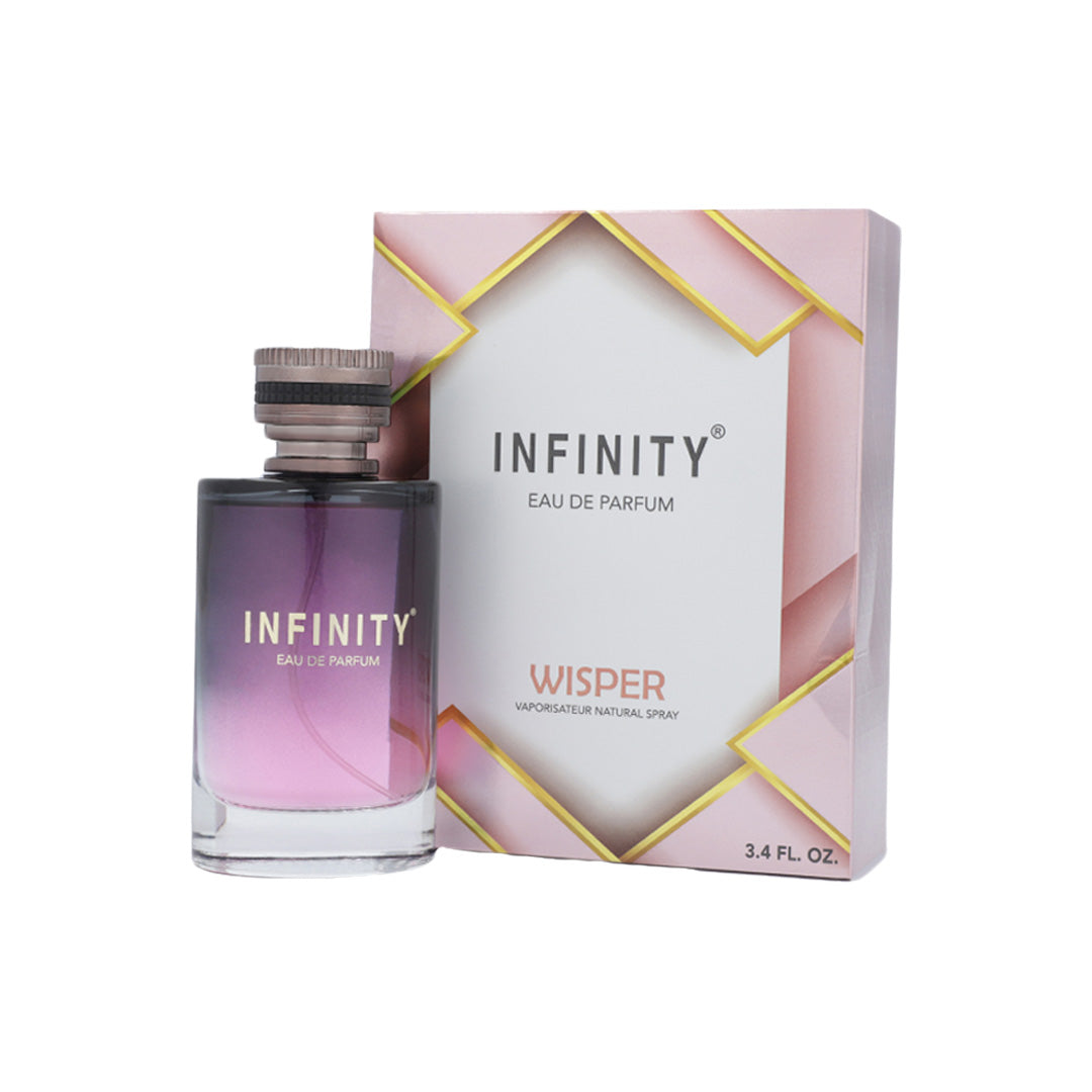 broche-infinity-wisper-eau-de-perfume-100ml-with-glass-bottle-and-packaging-on-white-background