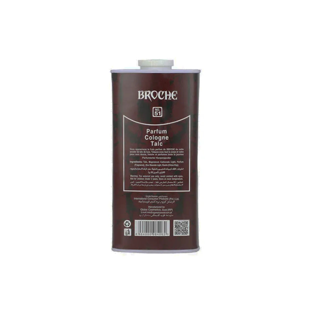 Broche 51 Talcum Powder