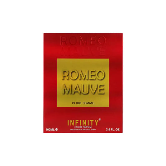 Broche Infinity Romeo Mauve Pour Femme Eau De Perfume 100ml