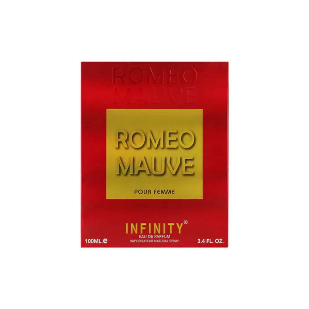 Broche Infinity Romeo Mauve Pour Femme Eau De Perfume 100ml